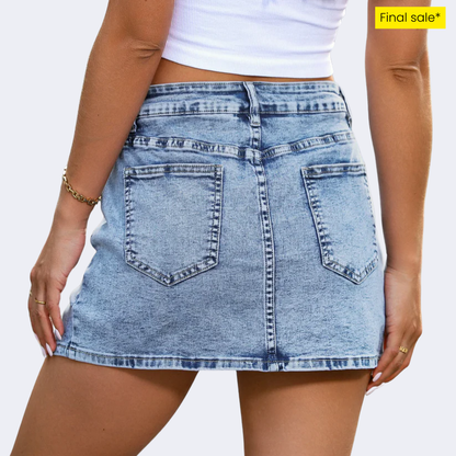 Bloomy Denim Skorts
